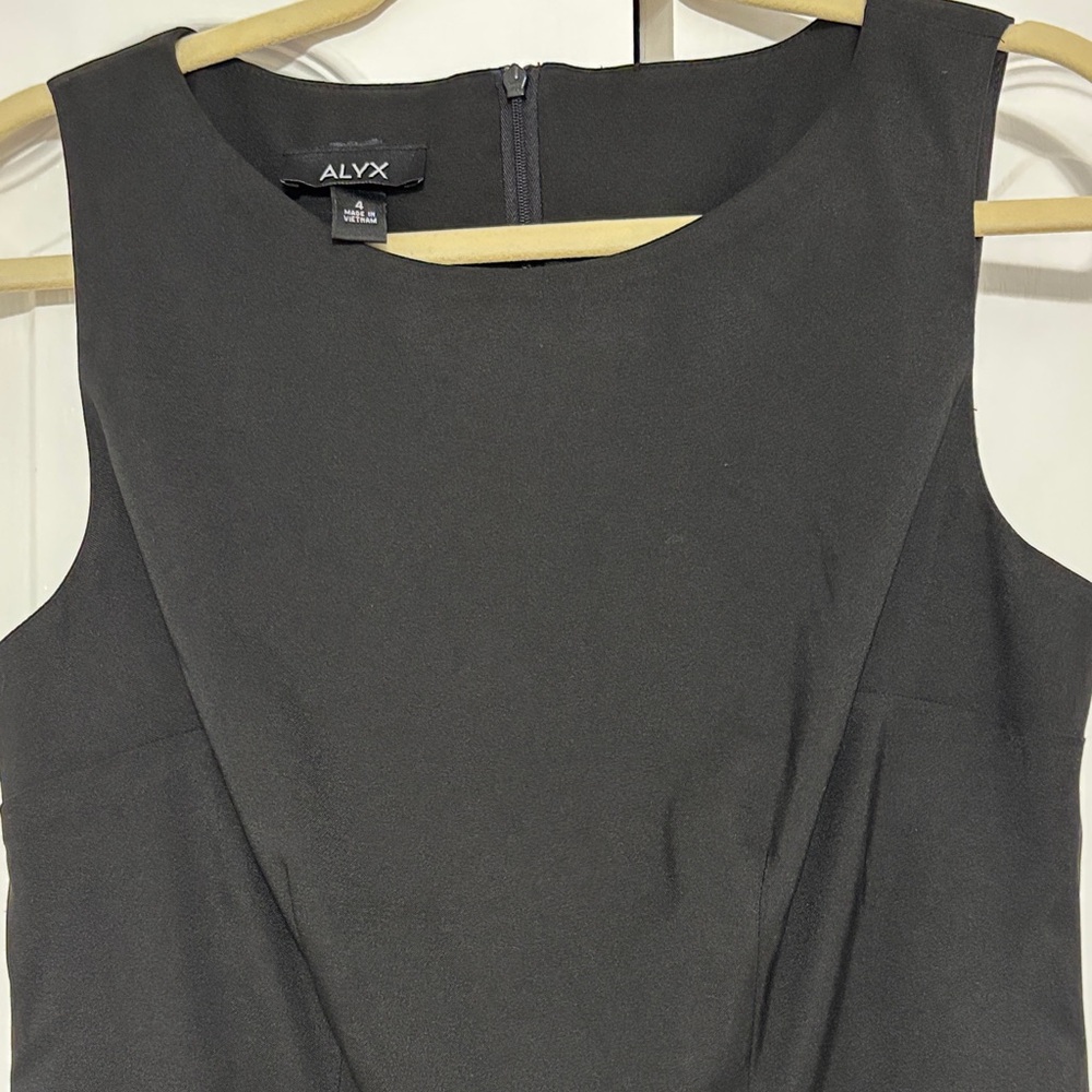 Alyx Black Sleeveless Mini Sheath Dress - Picture 5 of 6
